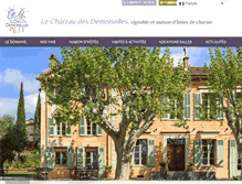 Tablet Screenshot of chateaudesdemoiselles.com